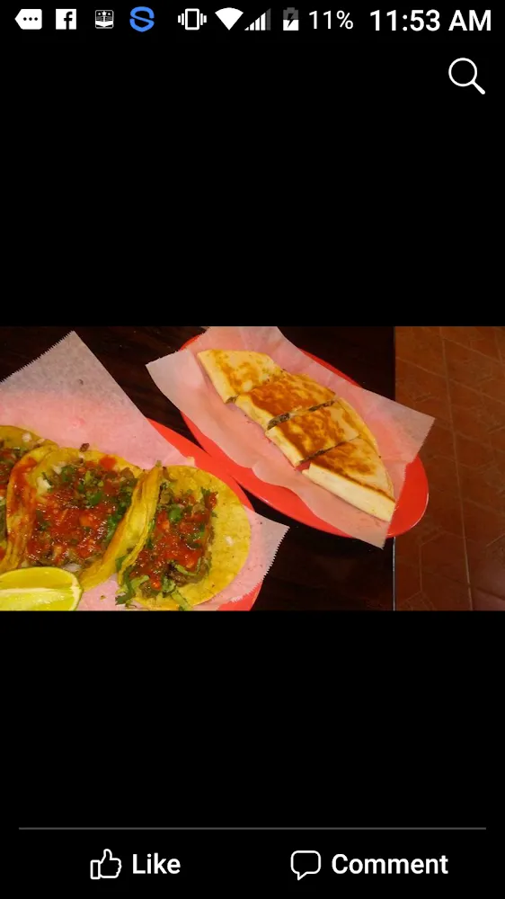 Tripa Tacos Asada Quesadilla